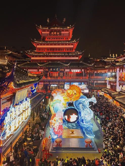 上海冬季豫园灯会 年味 爱上海冬天